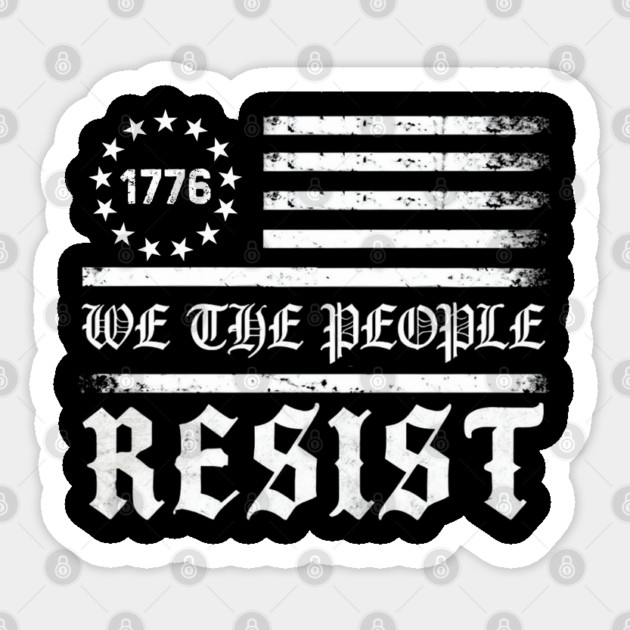Anti-trump Sticker by Creatifly Graphic Tees