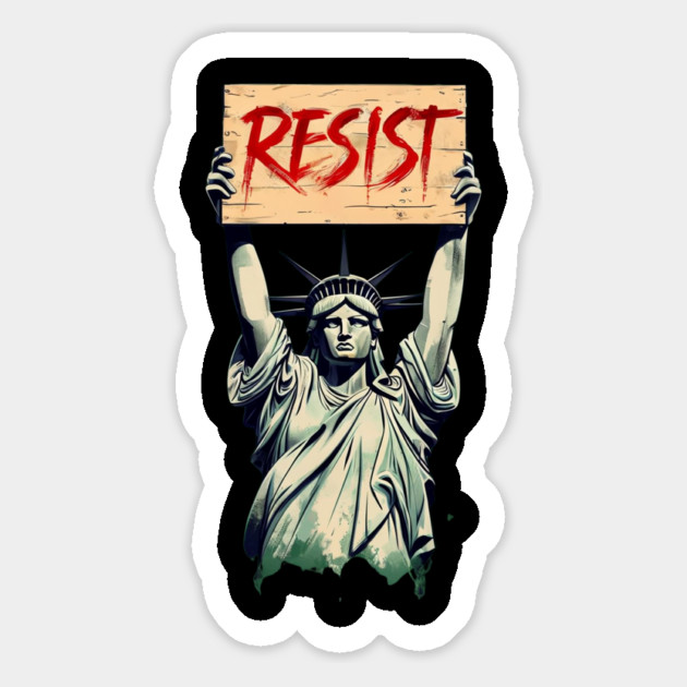 Trump Resist Trump Protest Anti Political Protest Magnet by Creatifly Graphic Tees