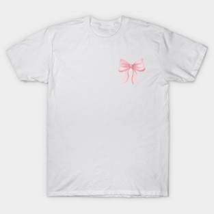 Cute Preppy Pink Bows T-Shirt