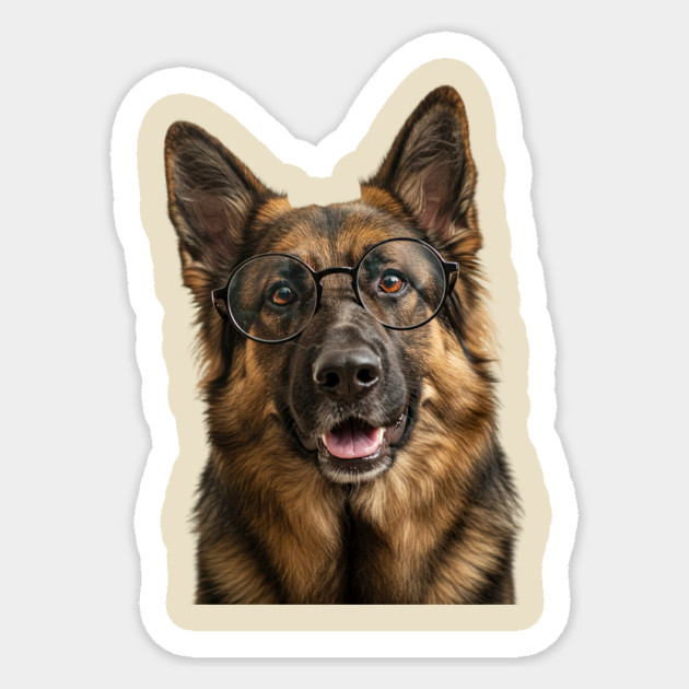 German Shepherd Dog Sticker by Oscar's Store 1