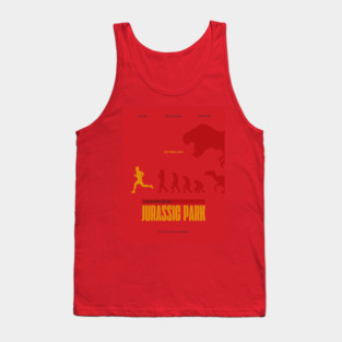 Jurassic Park Alternative Movie Poster Tank Top