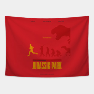 Jurassic Park Alternative Movie Poster Tapestry