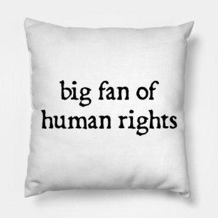 Human-Rights Pillow