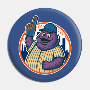 Fuzzy Fanatic - Baseball Mascot Vibes Pin