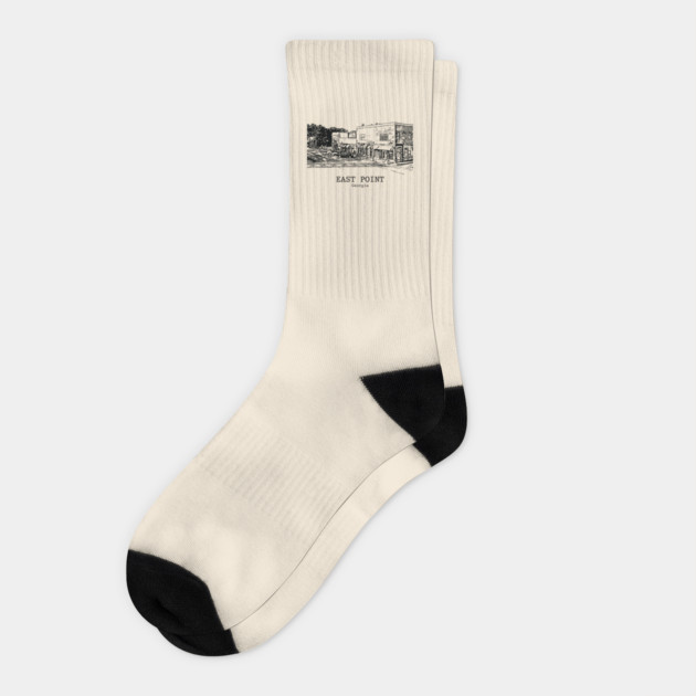 East Point - Georgia Socks by Lakeric