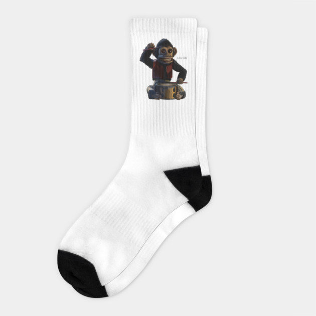 The Monkey: Like Life Socks by 51Deesigns