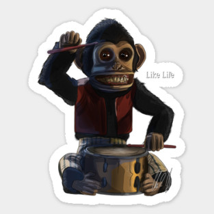 The Monkey: Like Life Sticker