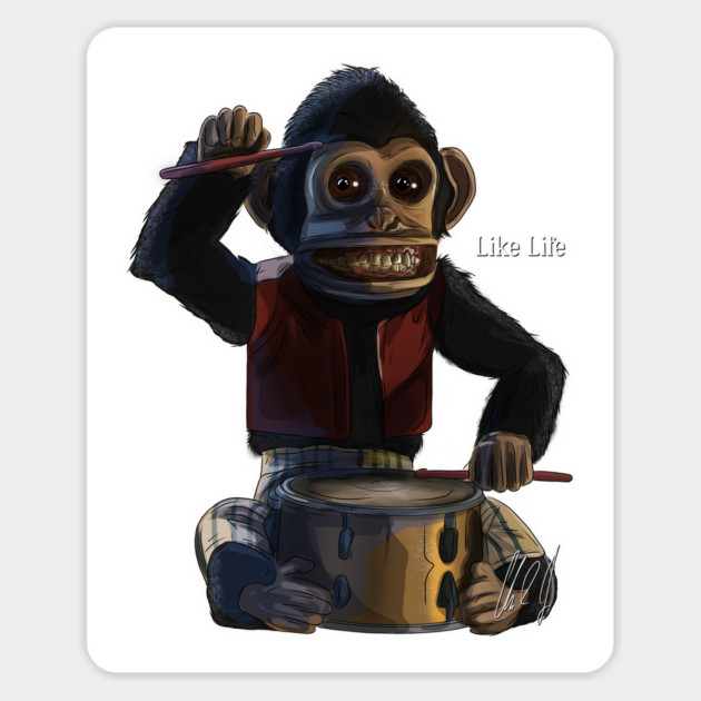 The Monkey: Like Life Magnet by 51Deesigns
