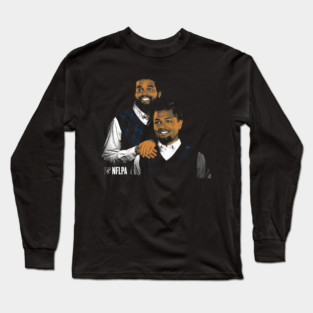 Caleb Williams & Rome Odunze Chicago Step Brothers Long Sleeve T-Shirt