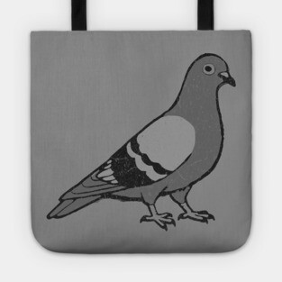 City Pigeon – Minimalist Urban Bird Tote