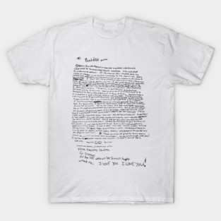 Kurt Cobain - Suicide Note T-Shirt