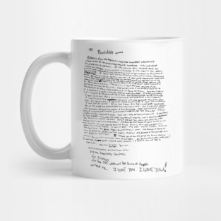 Kurt Cobain - Suicide Note Mug