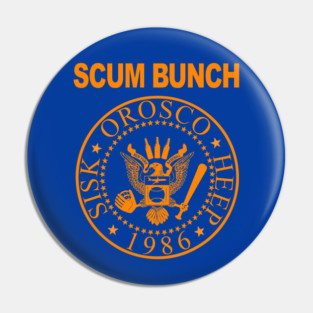 1986 Mets Scum Bunch Pin
