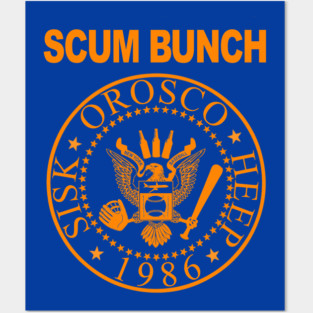 1986 Mets Scum Bunch Posters and Art