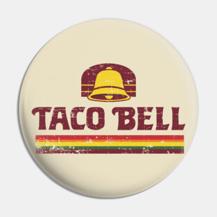 Vintage Taco Paper Cups Pin