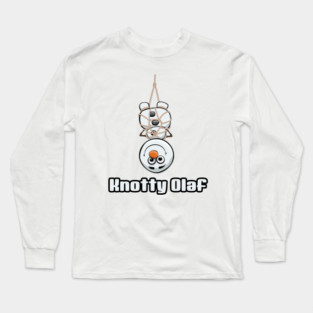 Knotty Snowman Long Sleeve T-Shirt