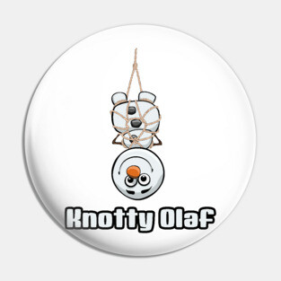 Knotty Snowman Pin