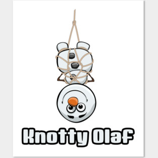 Knotty Snowman Posters and Art