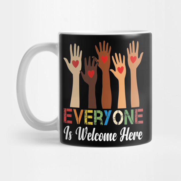 Everyone is welcome here by Silly Me Studio