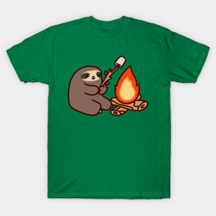 Campfire Sloth T-Shirt