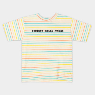 Foxtrot-Delta-Tango Kids T-Shirt