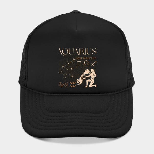 Aquarius Zodiac Compatibility Astrology Design by TuncGK