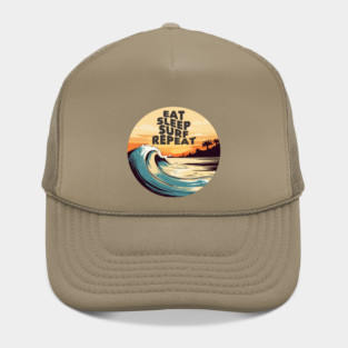 Eat Sleep Surf Repeat Hat