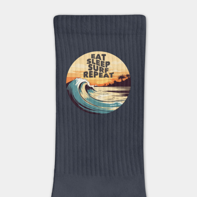 Eat Sleep Surf Repeat by Timeless Chaos