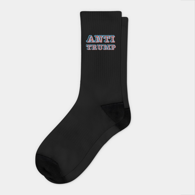 Anti-Trump Socks by Creatifly Graphic Tees