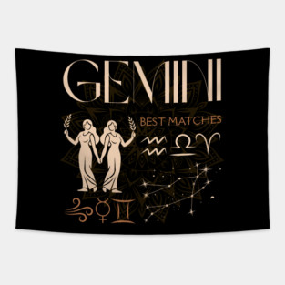 Gemini Zodiac Compatibility Horoscope Star Sign Tapestry