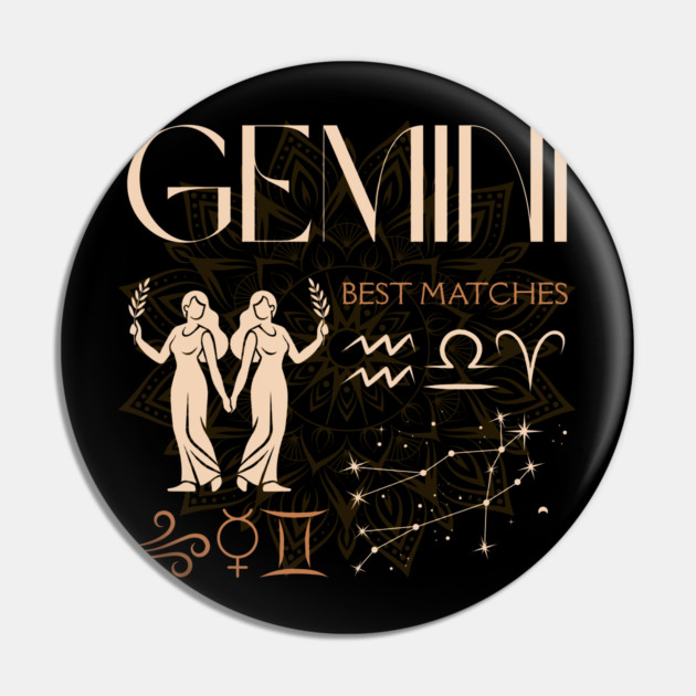 Gemini Zodiac Compatibility Horoscope Star Sign Pin by TuncGK