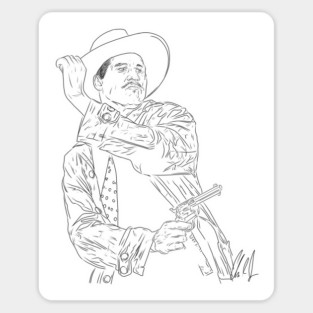 Tombstone: You're No Daisy [Outline] Sticker