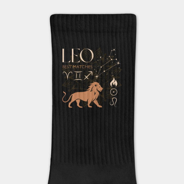 Leo Zodiac Horoscope Fire Sign Astrology Design by TuncGK