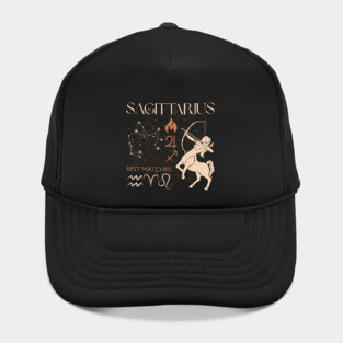Sagittarius Zodiac Horoscope Fire Sign Design Hat