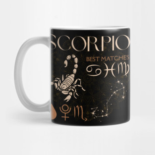 Scorpio Horoscope Sign Celestial Zodiac Art Mug