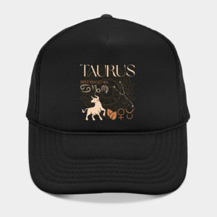 Taurus Horoscope Compatibility Celestial Zodiac Art Hat