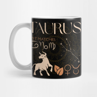 Taurus Horoscope Compatibility Celestial Zodiac Art Mug