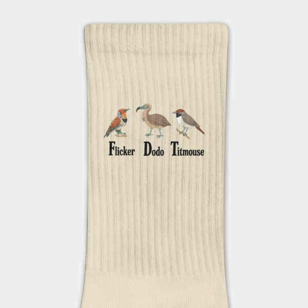 Flicker Dodo Titmouse Funny Anti Trump Bird Pun Political Humor Design by ArtistTee ⭐⭐⭐⭐⭐