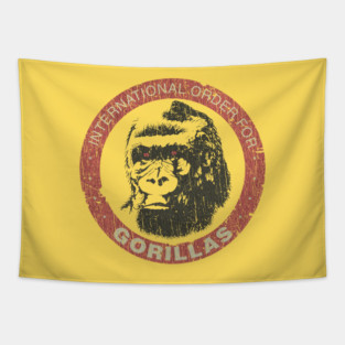 International Order For Gorillas 1985 Tapestry