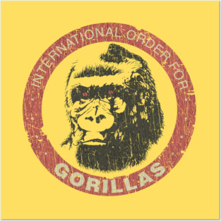 International Order For Gorillas 1985 Posters and Art