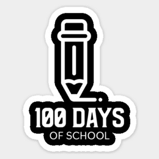 100 days of school Sticker
