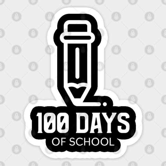 100 days of school Sticker by Pixel Threads 