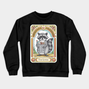 Saying Rathe Trash Joke Occult Crewneck Sweatshirt