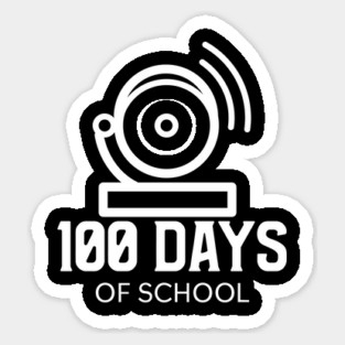 100 days of school Sticker