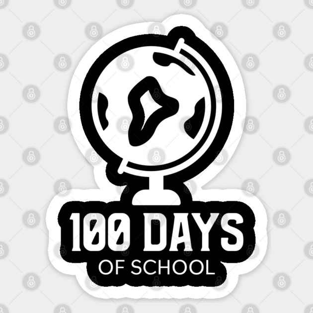 100 days of school Sticker by Pixel Threads 