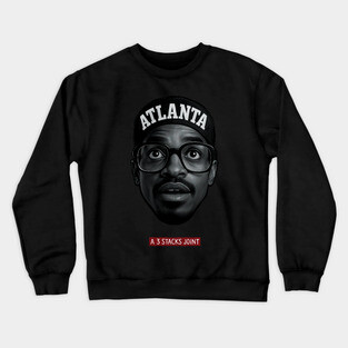 A 3 Staks Joint Crewneck Sweatshirt