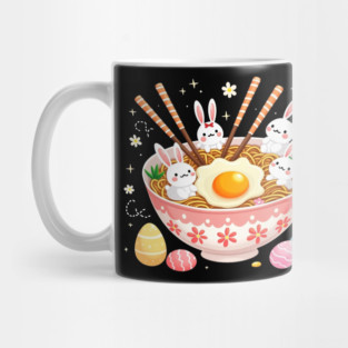 Easter Ramen Bunny Cute Anime Happy Easter Day Mug
