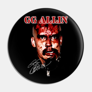 GG Allin 90s Pin