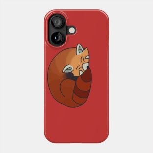 Sleepy Red Panda Phone Case