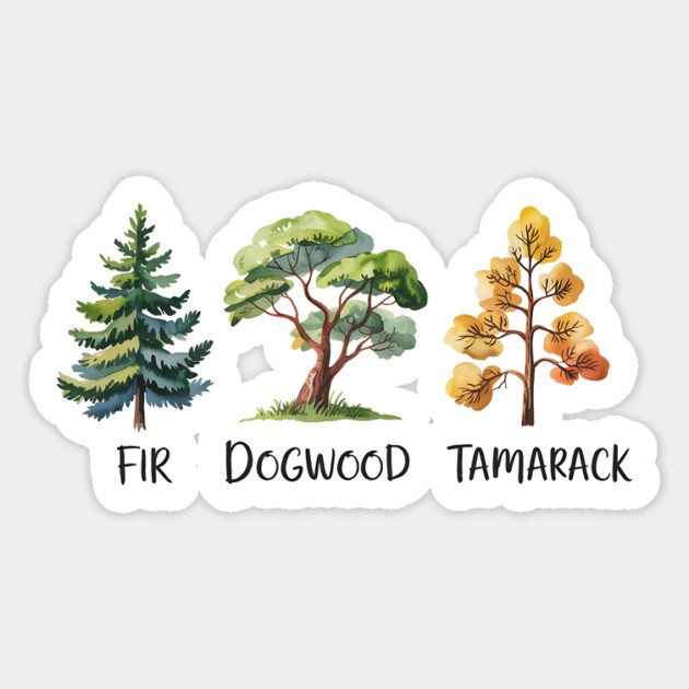Subtle Anti Trump Fir Dogwood Tamarack Funny Tree Magnet by ArtistTee ⭐⭐⭐⭐⭐
